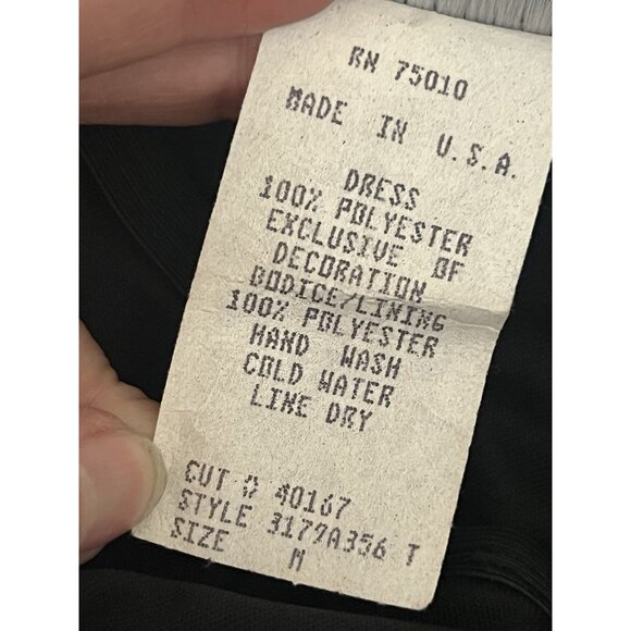 Vtg City Triangles Y2K Babydoll Asymmetric Dress N Sparkly Whimsigoth Fairy Goth - Picture 7 of 8